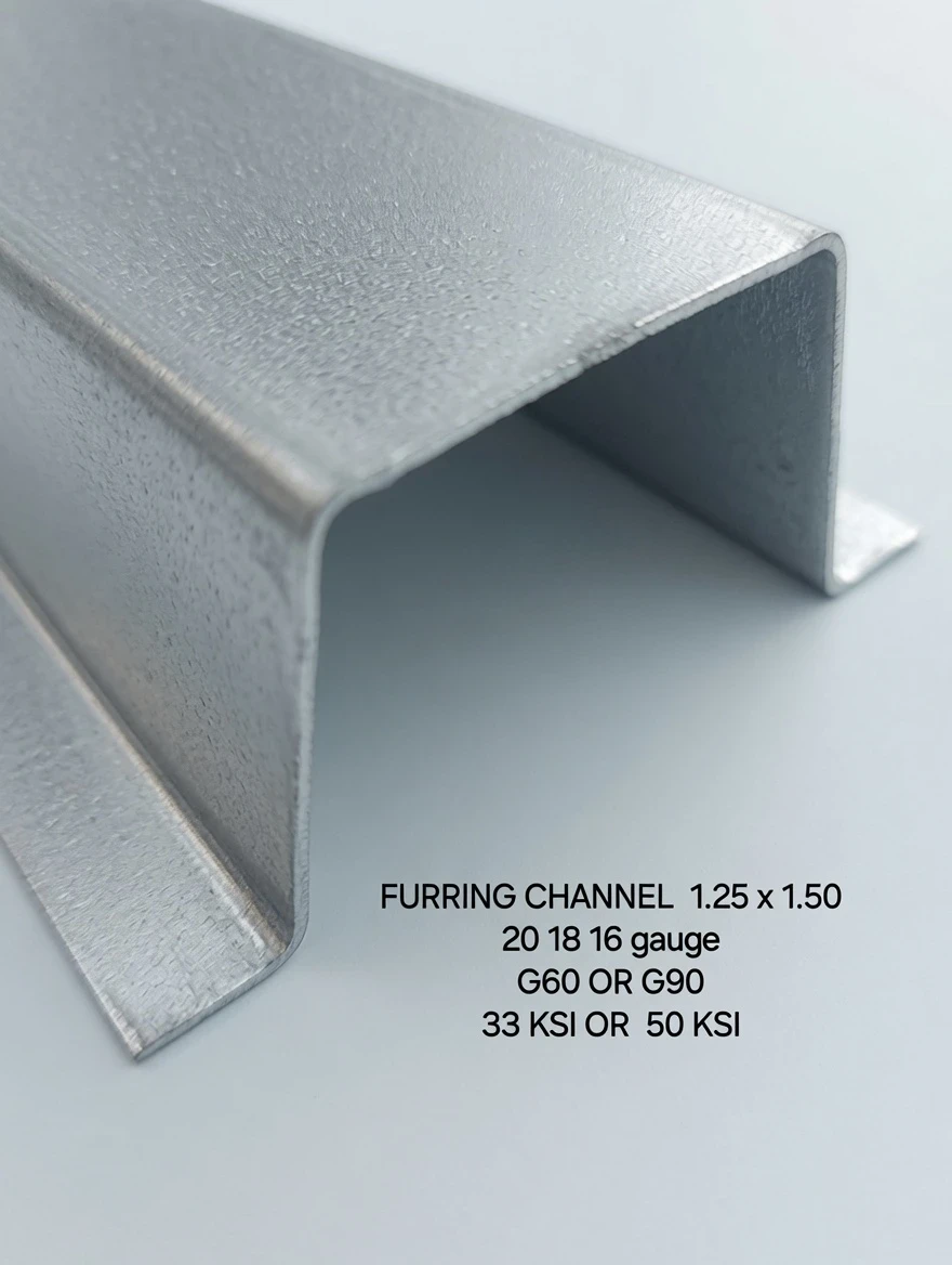 Furring Channel 1.25 x 1.50