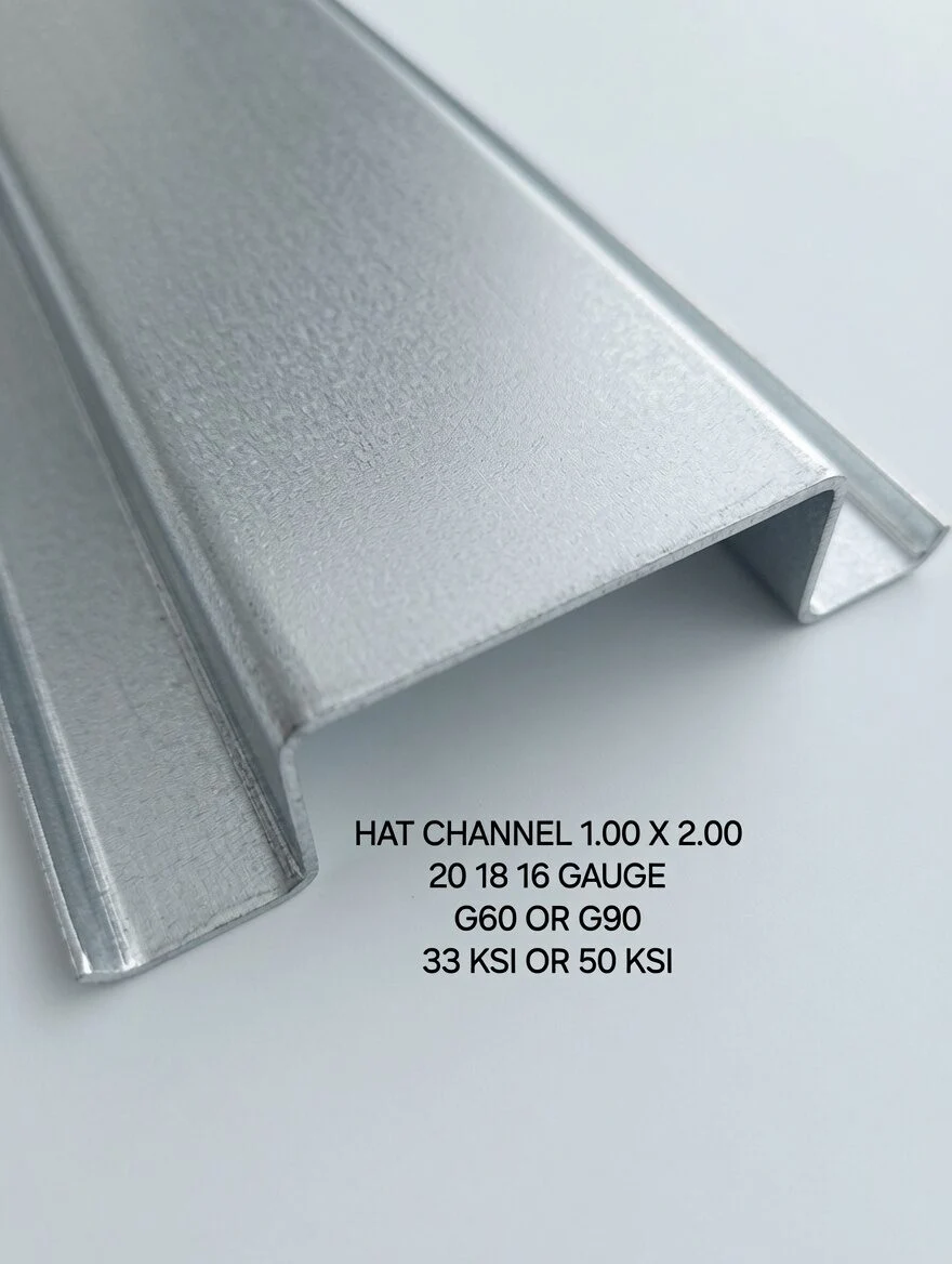 Hat Channel 1.00 x 2.00