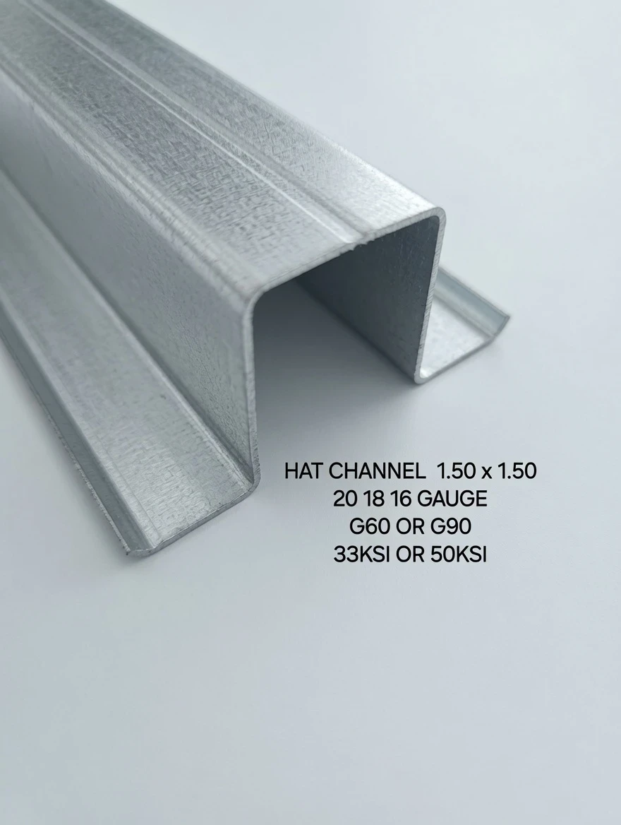 Hat Channel 1.50 x 1.50