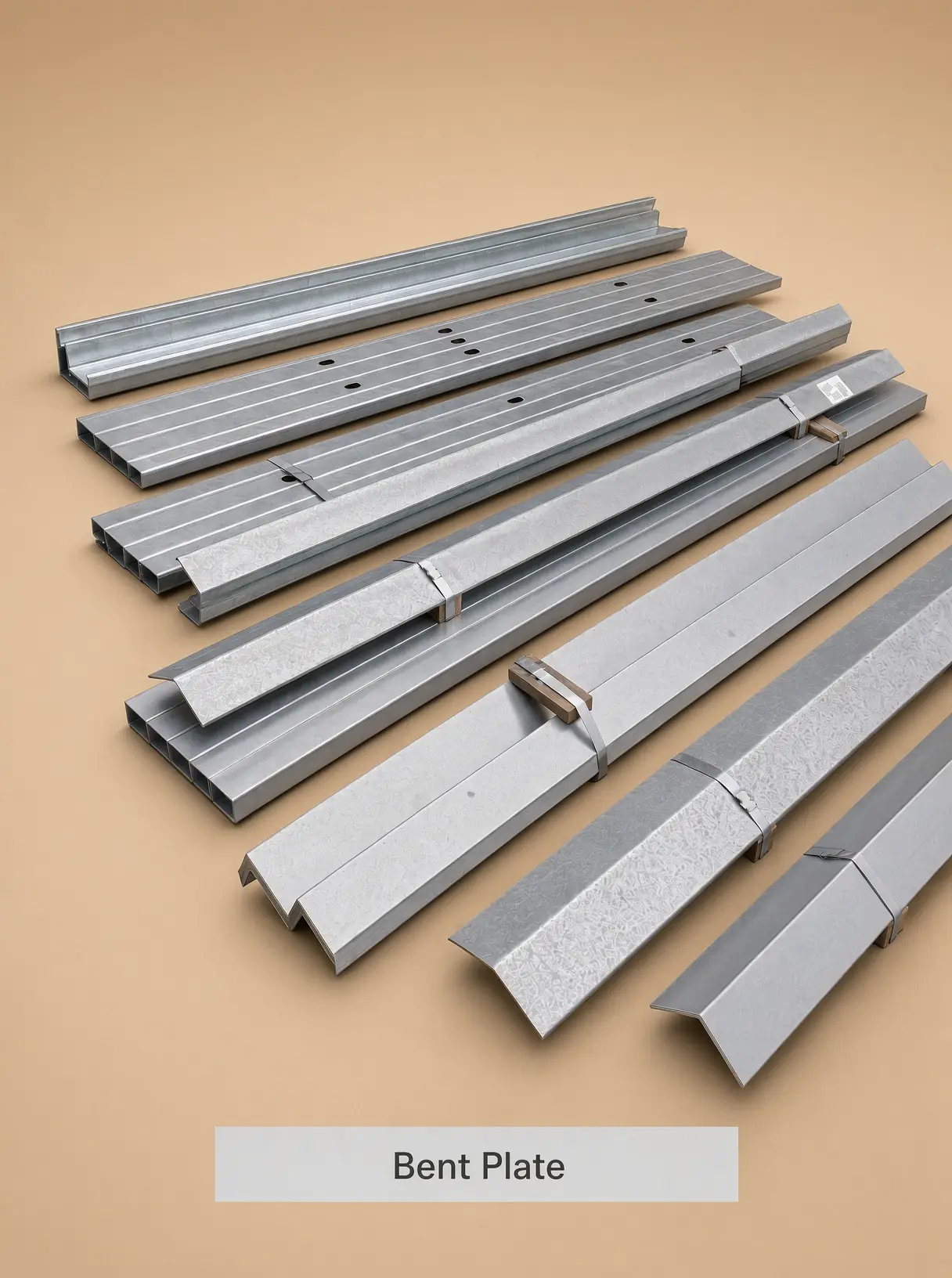 Assorted bent plate and angles