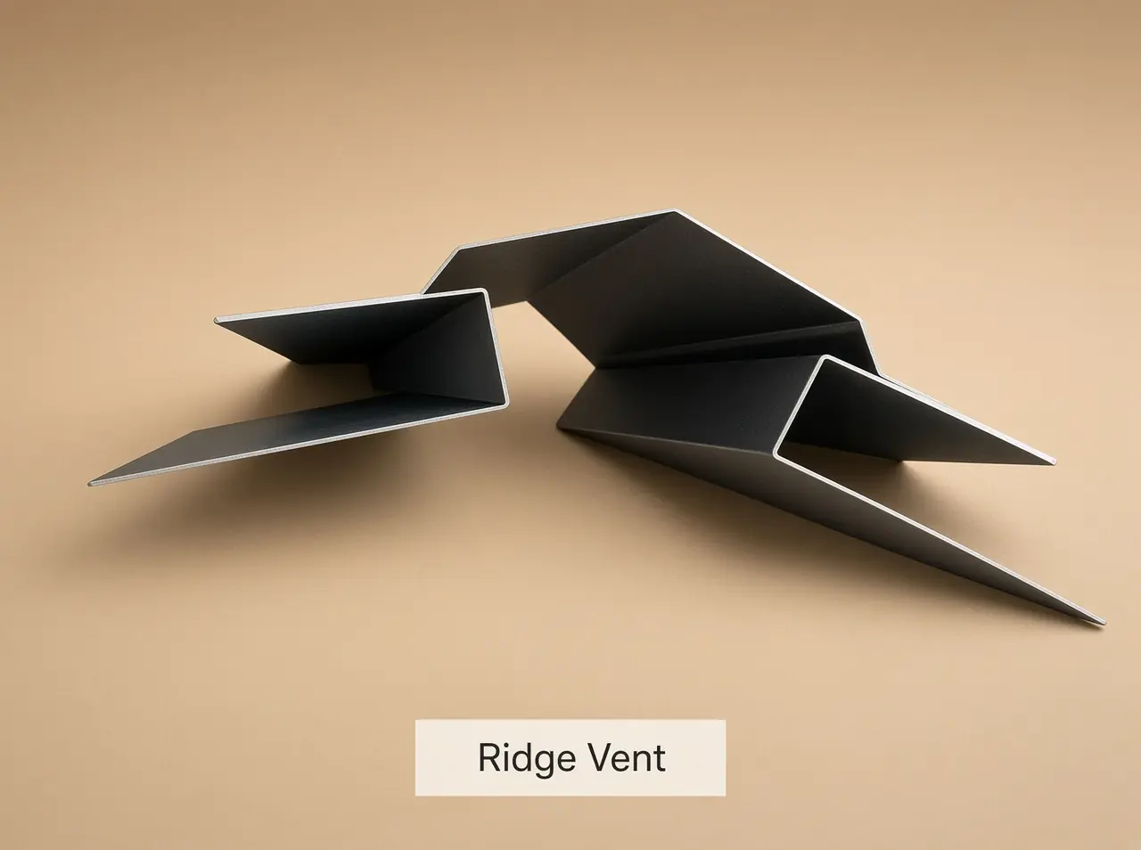 Custom ridge vent trim